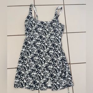 ABERCROMBIE 90s Floral Slip Mini Dress sz M